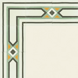 4_50565_Green and orange cement tiles